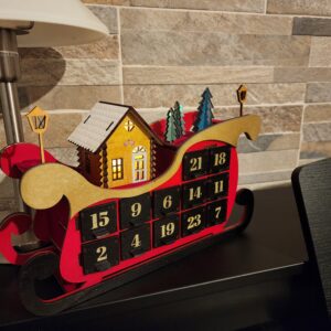 Calendrier de l'avent traineau