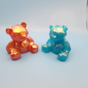 🐻 Oursons Géométriques – Douceur & reflets cristallins 💎 Personnalisable