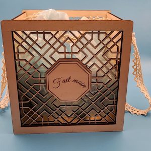 Boite emballage ajourée